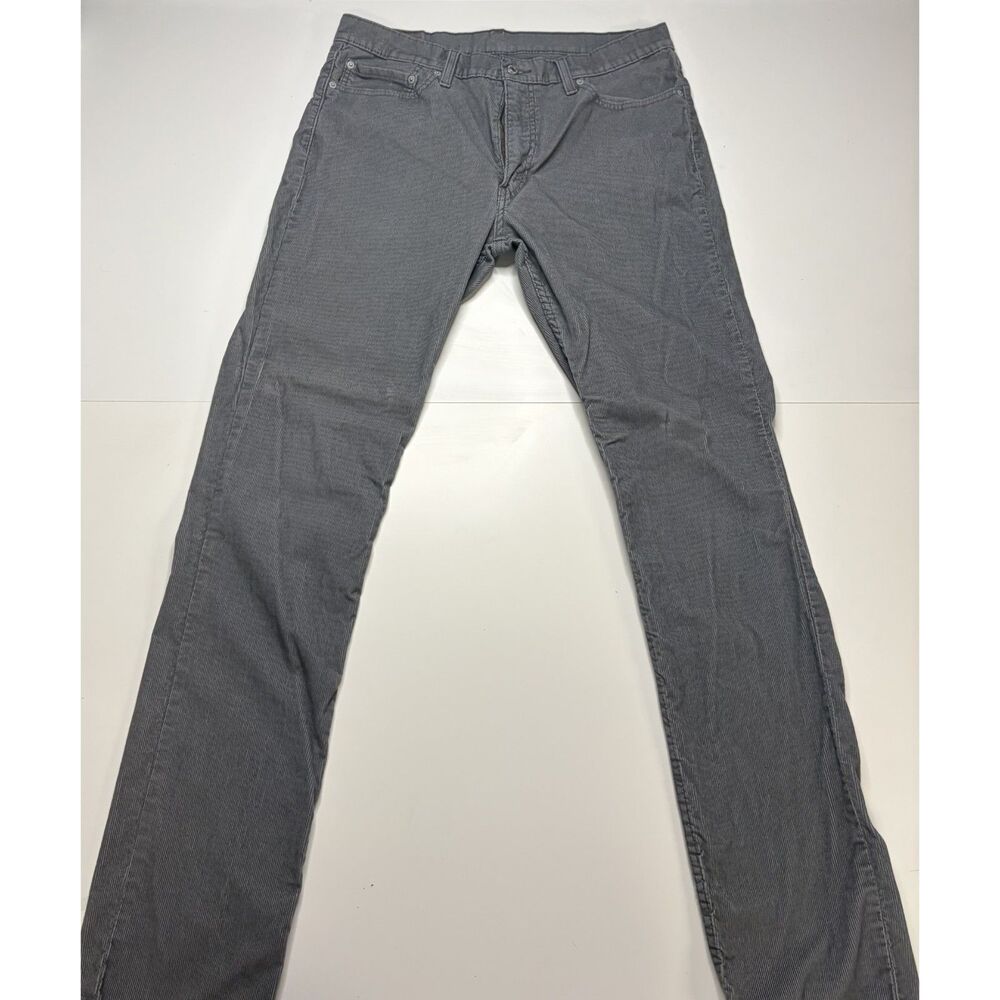 Levi Jeans Grey Corduroy Men's Pants W36 L36 Streetwear